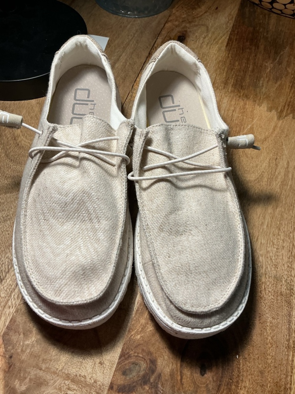 Hey Dude Women’s Wendy Slip-On Shoes in Light Beige